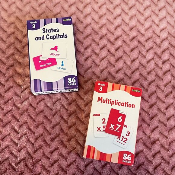 Multiplication & States and Capitals Flash Cards - Picture 1 of 11
